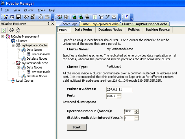 NCache Screenshot